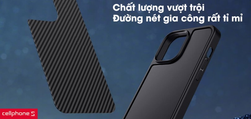 Ốp lưng iPhone 13 Pro Nillkin Synthetic Fiber