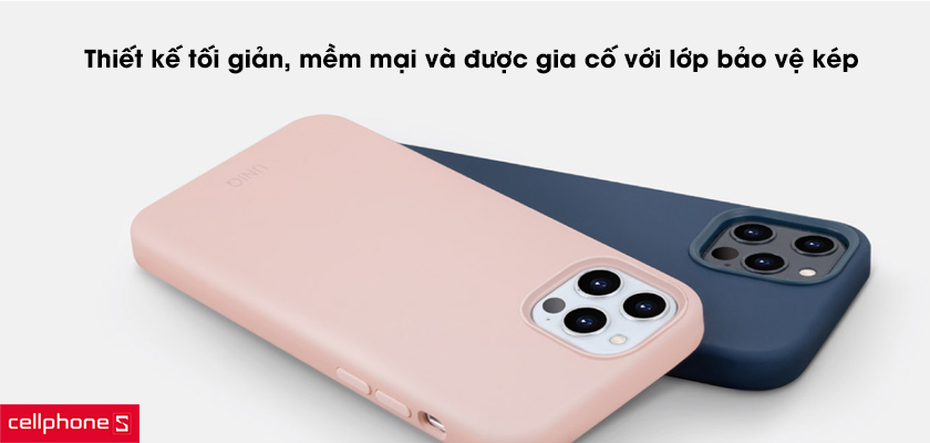 Ốp lưng iPhone 13 Pro UNIQ Hybrid Lino