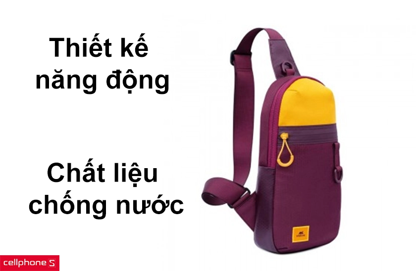 Thiết kế năng động, chất liệu chống nước