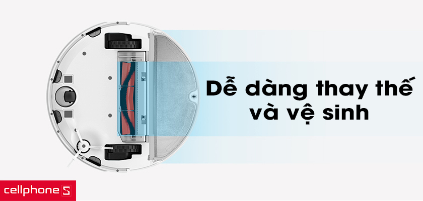 Dễ dàng thay thế và vệ sinh