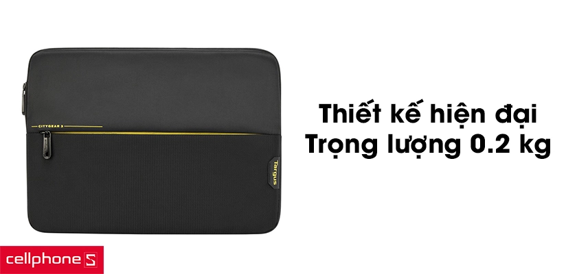Thiết kế hiện đại, trọng lượng siêu nhẹ chỉ 0.2 kg