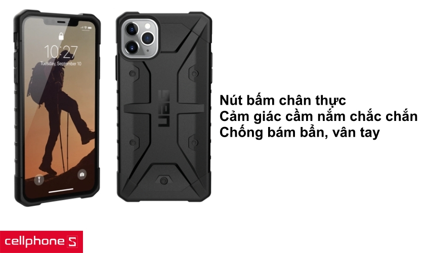 Các nút bấm nhạy và chân thực – Cảm giác cầm nắm chắc chắn