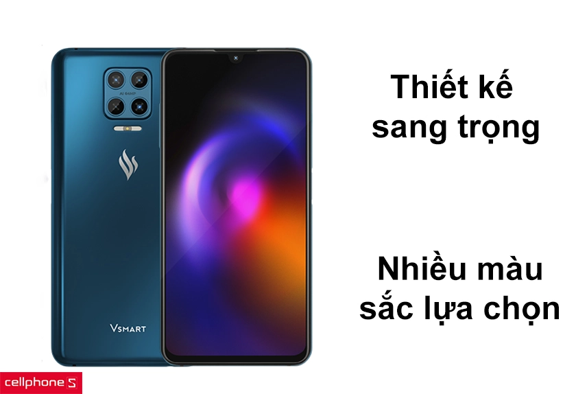 Thiết kế sang trọng, nhiều màu sắc lựa chọn