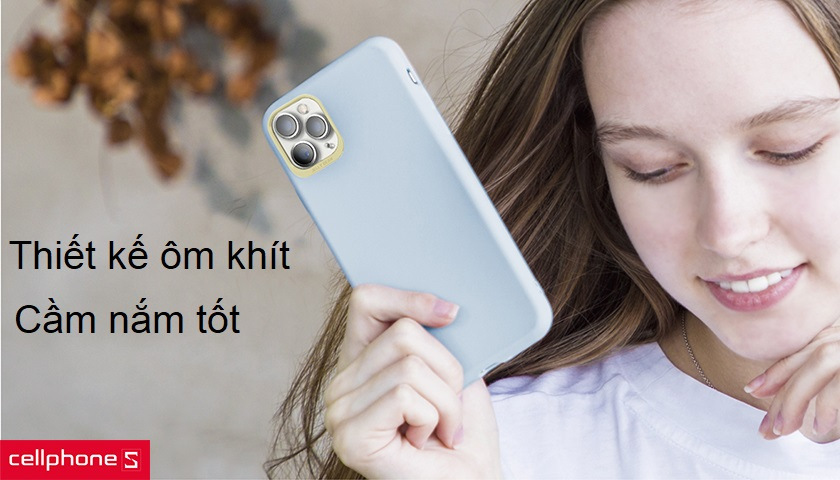 Thiết kế vừa vặn ôm khít, bảo vệ nút nguồn cùng khả năng cầm nắm tốt