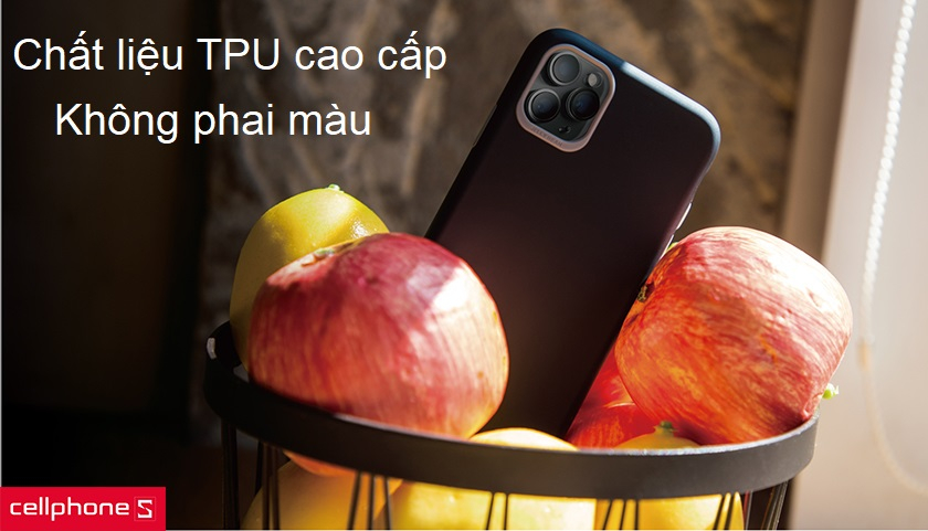Chất liệu TPU cao cấp cho độ bền cao, không dễ đổi màu