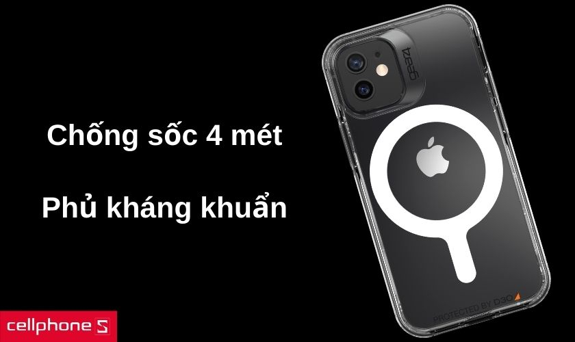 Chống sốc ở độ cao 4m và lớp phủ kháng khuẩn hiệu quả