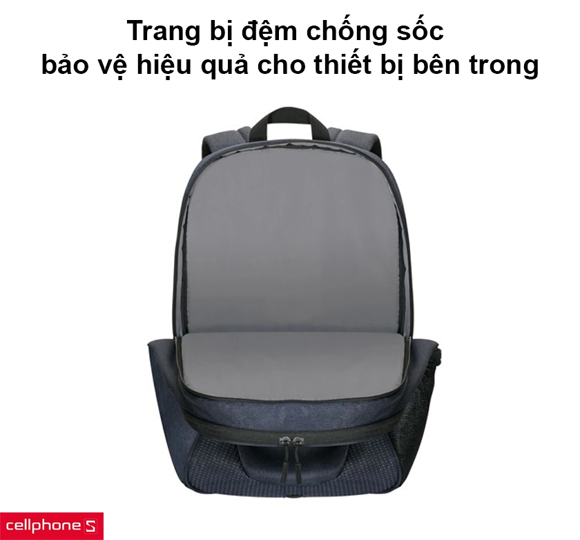 Trang bị đệm chống sốc, dây đeo linh hoạt, mềm mại