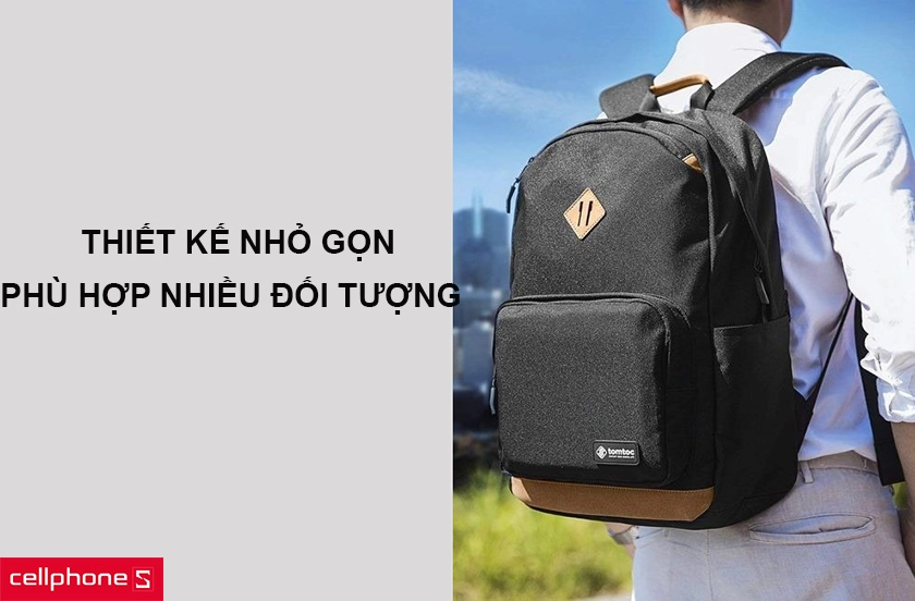 Thiết kế nhỏ gọn – phù hợp laptop 15.6 inch