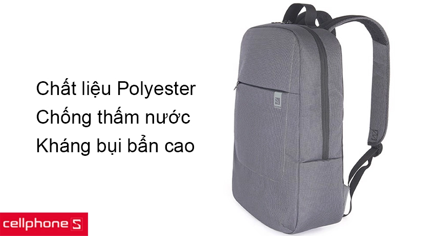 Chất liệu Polyester cao cấp giúp chống thấm nước và kháng bụi hiệu quả