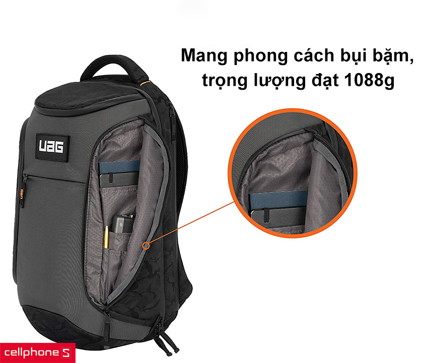Mang phong cách bụi bặm, trọng lượng đạt 1088g