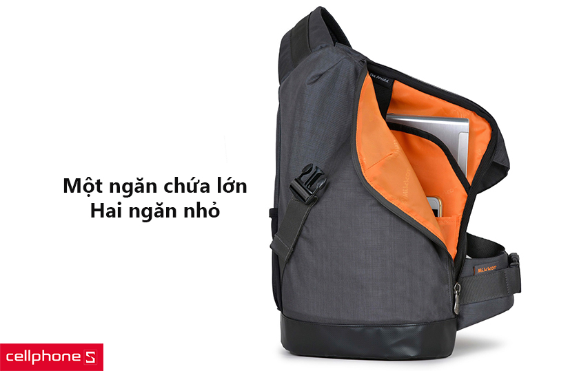 Một ngăn chứa lớn và hai ngăn nhỏ