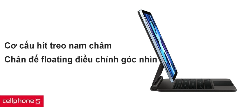 Chân đế thông minh hỗ trợ điều chỉnh góc nhiều tối ưu, tích hợp cổng Type-C tiện lợi