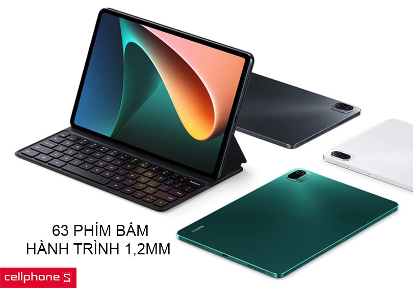 Hỗ trợ 63 phím bấm, hành trình 1,2mm cho trải nghiệm tuyệt vời