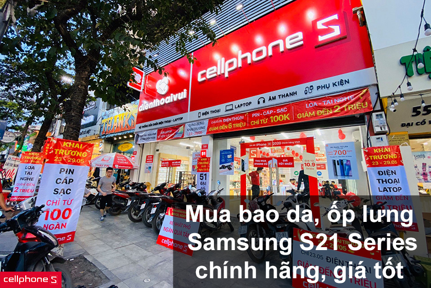 Mua bao da, ốp lưng Samsung S21 (Plus, Ultra) chính hãng nhiều mẫu mã tại CellphoneS