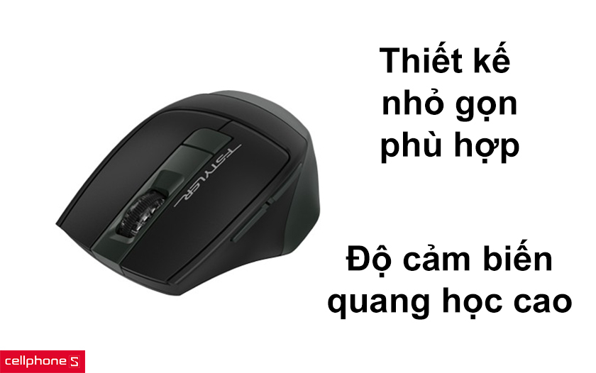 Thiết kế nhỏ gọn cùng với độ cảm biến quang học cao