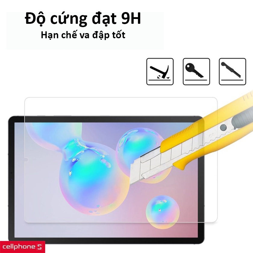 Độ cứng đạt 9H
