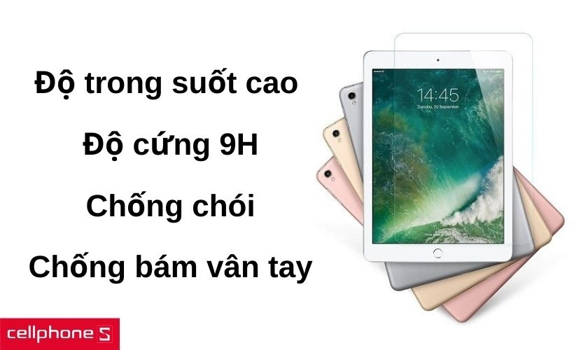 Cạnh cắt 2.5D vừa vặn và có độ trong suốt cao