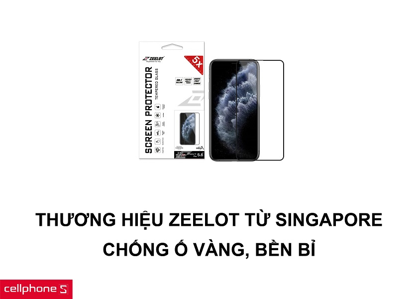 Thương hiệu Zeelot của Singapore nổi tiếng cùng miếng dán bền bỉ, chống ố vàng