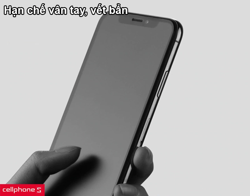 Thiết kế nhám hạn chế vân tay