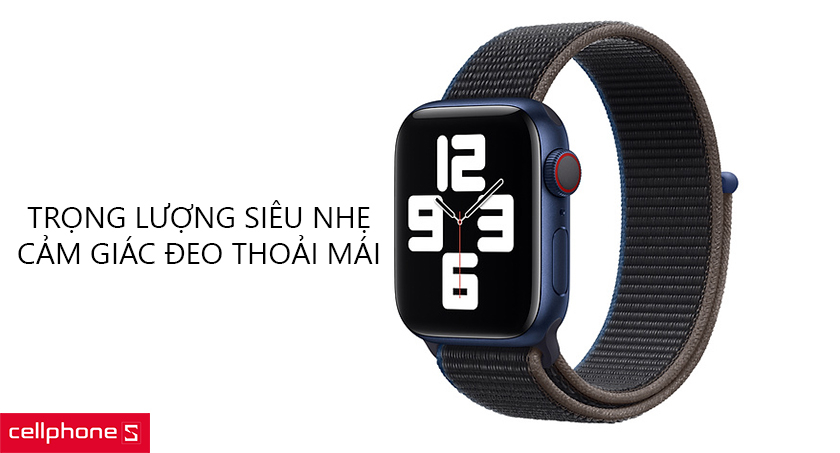 Trọng lượng siêu nhẹ, cảm giác đeo thoải mái nhờ thiết kế lỗ đúc thoáng khí