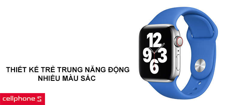 Thiết kế trẻ trung năng động với nhiều màu sắc và kích cỡ phù hợp
