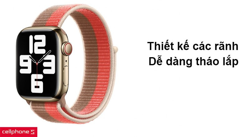 Dễ dàng tháo lắp với các rãnh của khóa chốt