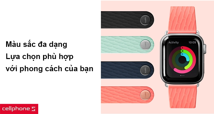 màu sắc trẻ trung, năng động