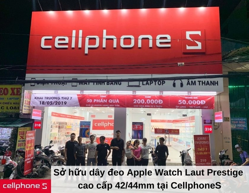Sở hữu dây đeo Apple Watch Laut Prestige cao cấp 42/44mm tại CellphoneS