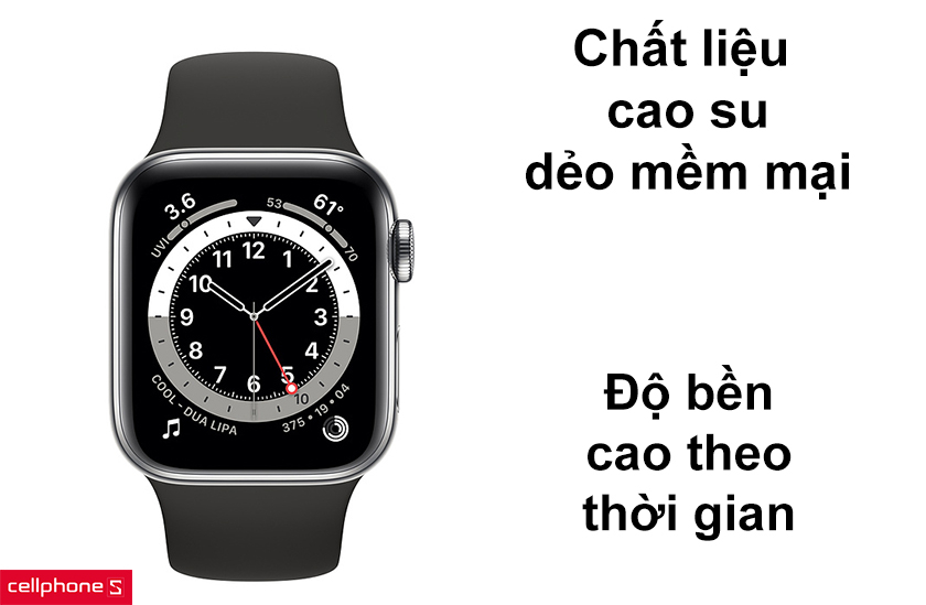 Chất liệu cao su dẻo mềm mại, độ bền cao theo thời gian