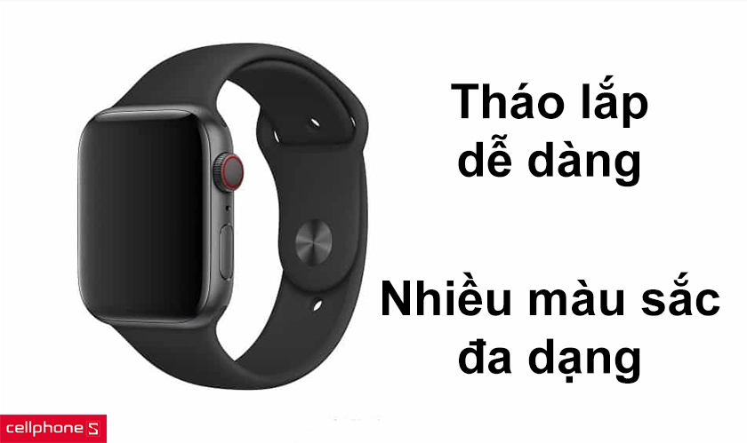 Tháo lắp dễ dàng, nhiều màu sắc đa dạng