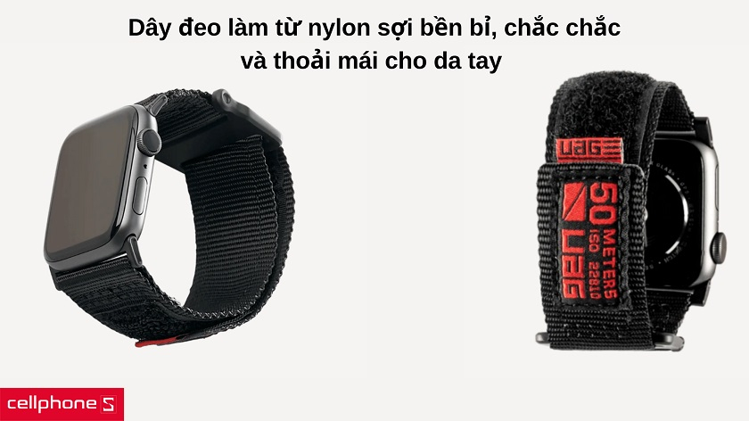 Chất liệu nylon sợi dệt êm nhẹ với da nhưng vô cùng bền bỉ