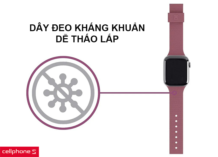 Dây đeo kháng khuẩn, dễ tháo lắp