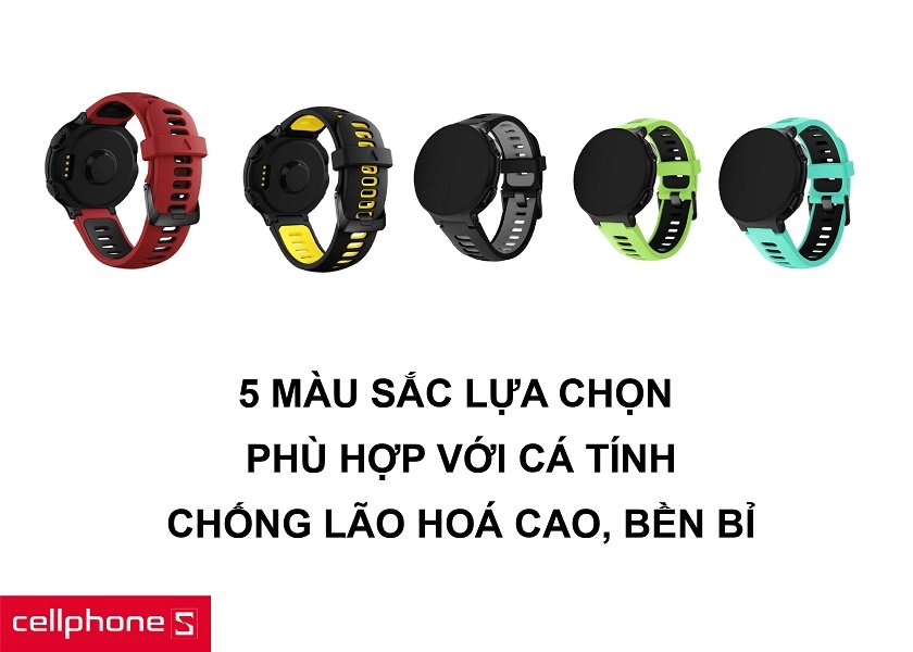 5 màu sắc lựa chọn đa dạng cùng khả năng chống lão hoá theo thời gian, bền bỉ