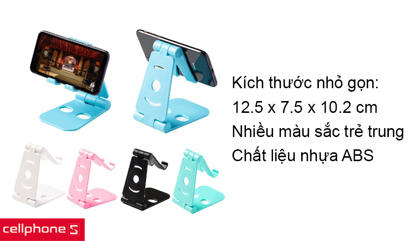 Thiết kế đơn giản, nhỏ gọn với nhiều màu sắc trẻ trung và chất liệu nhựa ABS cao cấp