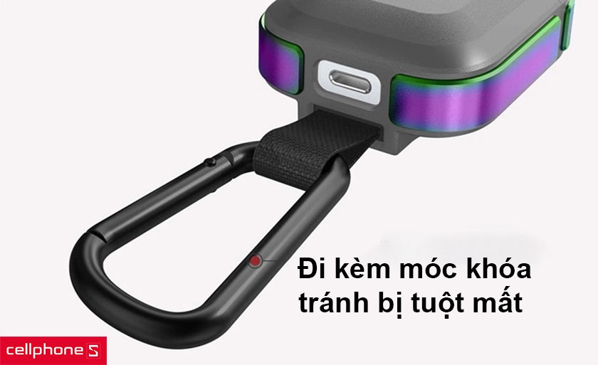 Đi kèm móc khóa tiện dụng