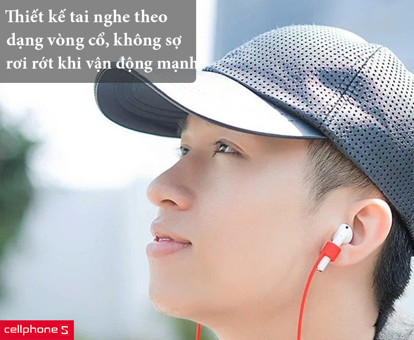 tác dụng là lắp vào hai phần chuôi của tai nghe để tạo nên hình tai nghe không dây dạng vòng cổ