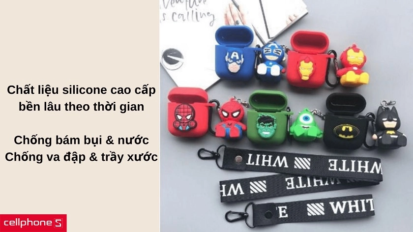 Làm từ silicone mềm mại nhưng vô cùng cứng cáp & bền bỉ