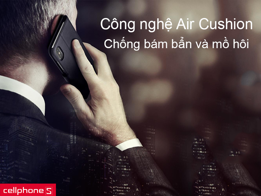 Công nghệ Air Cushion, chống bám bẩn và mồ hôi