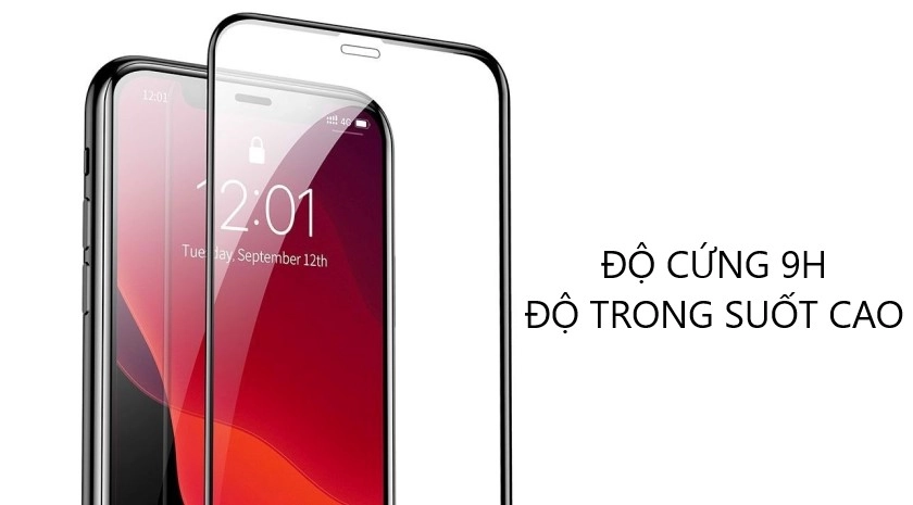 Độ cứng 9H, hiển thị trong suốt