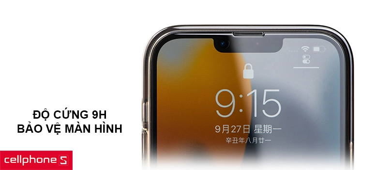 Thiết kế trong suốt, chất liệu kính Sapphire có độ cứng đạt 9H