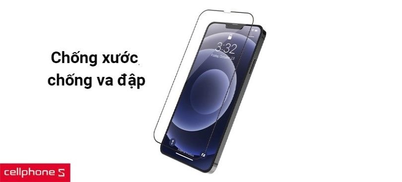 Miếng dán cao cấp với 3C: chống xước, chống bám và chống va đập