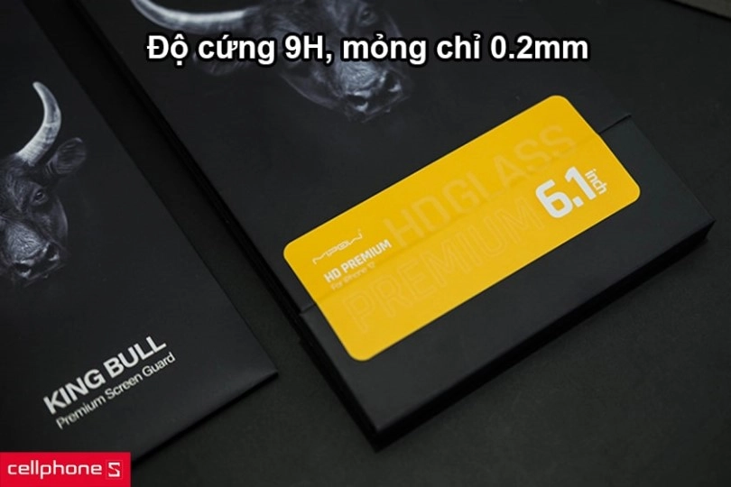 Dán cường lực iPhone 13 Pro Max Mipow Premium