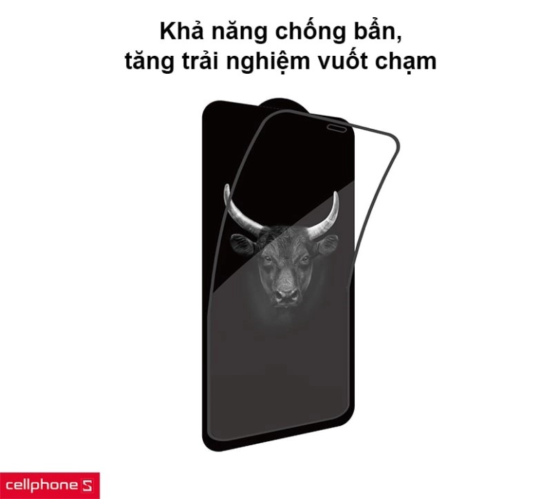 Dán cường lực iPhone 13 Pro Max Mipow Premium