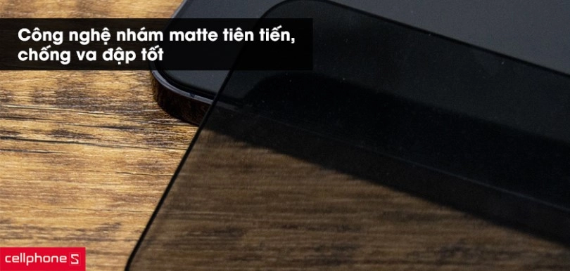 Dán cường lực nhám iPhone 13 Pro Max Zeelot SOLIDsleek kèm kit dán