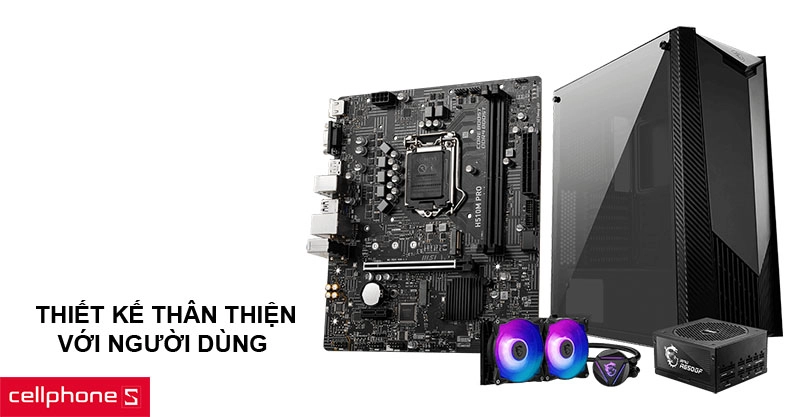 Thiết kế thân thiện với người dùng cùng hệ thống làm mát Frozr AI