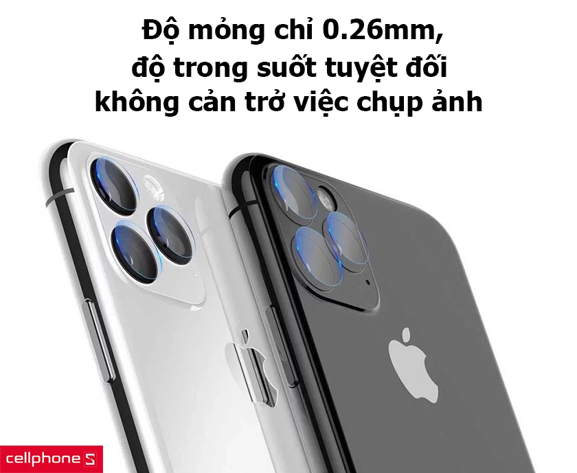 Độ mỏng chỉ 0.26mm