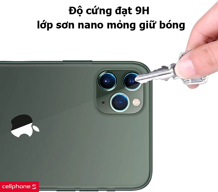 Độ cứng đạt 9H