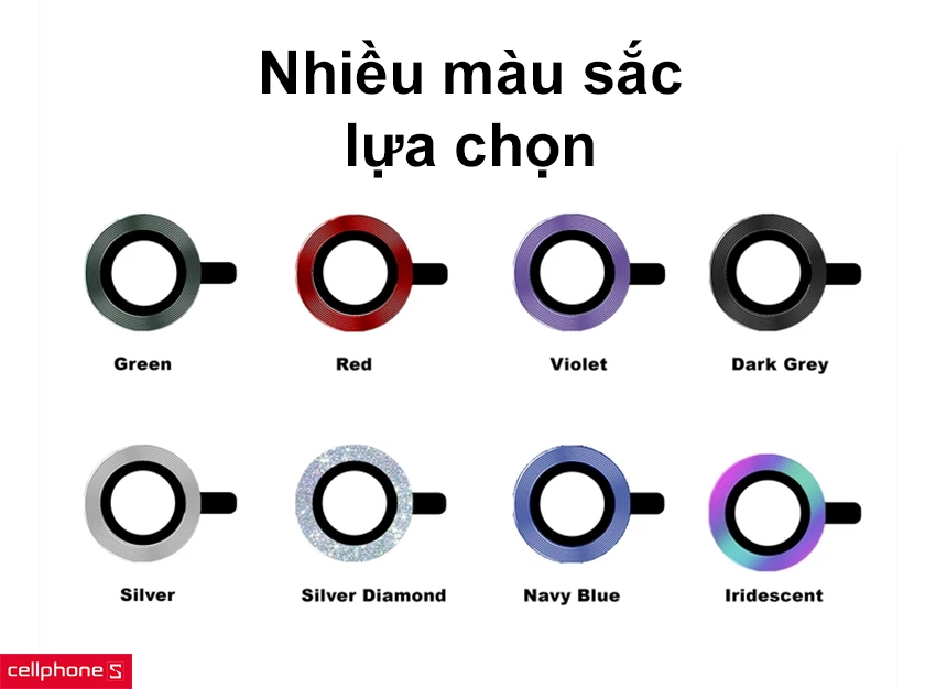 chất liệu trong suốt cùng với viền màu