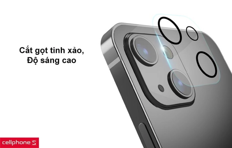 Dán cường lực camera iPhone 13/ 13 Mini JCPal