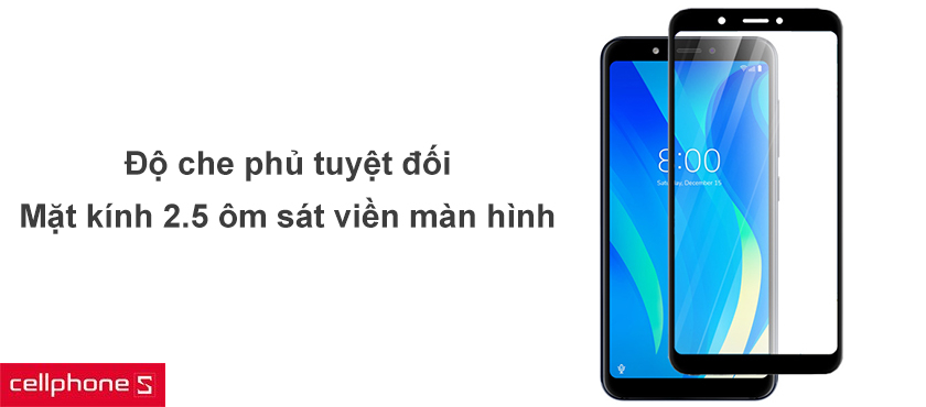 Độ che phủ tuyệt đối, bảo vệ toàn diện màn hình